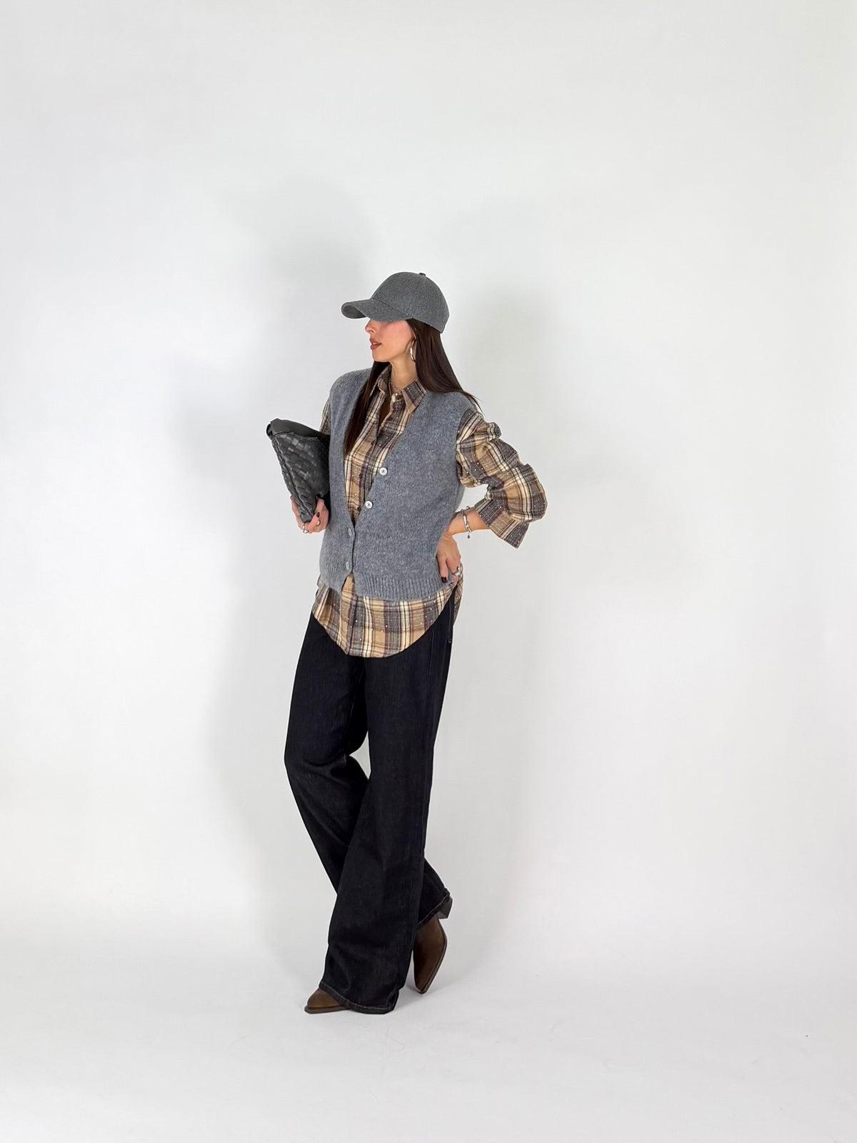GILET SOFT LAYER GRIGIO