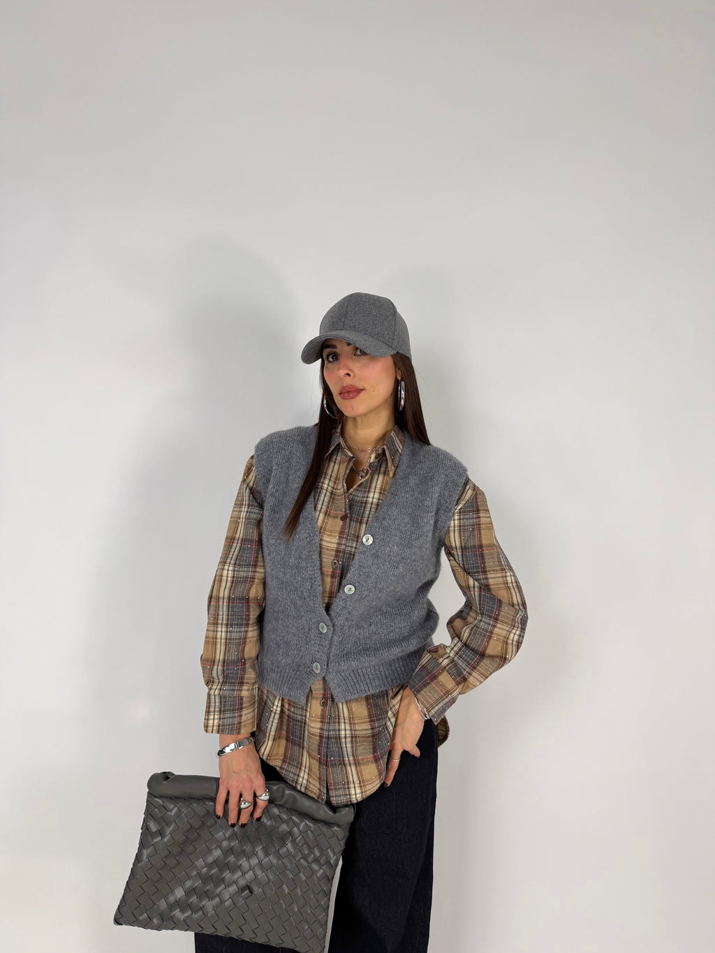 GILET SOFT LAYER GRIGIO