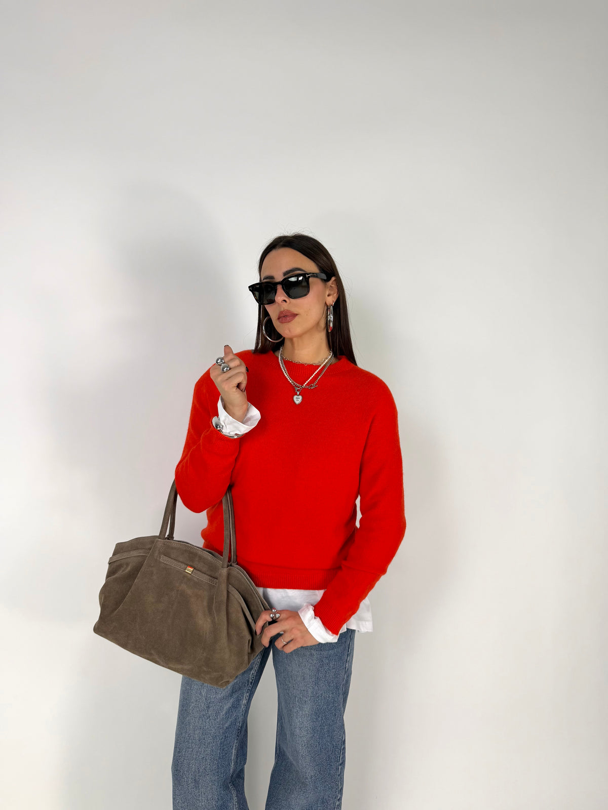 PULL DAILY KNIT ROSSO