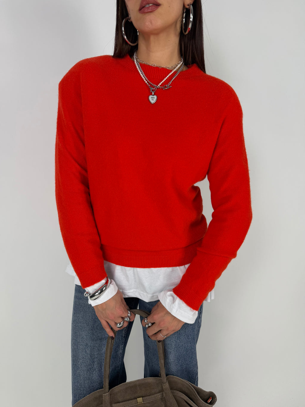 PULL DAILY KNIT ROSSO