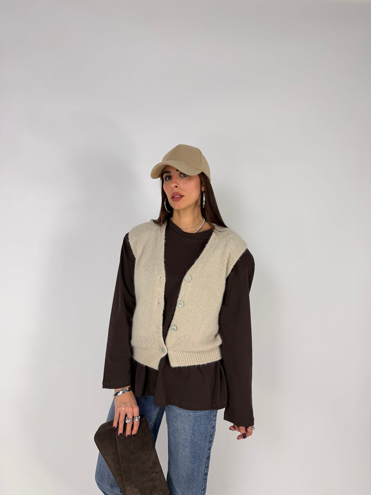 GILET SOFT LAYER BEIGE