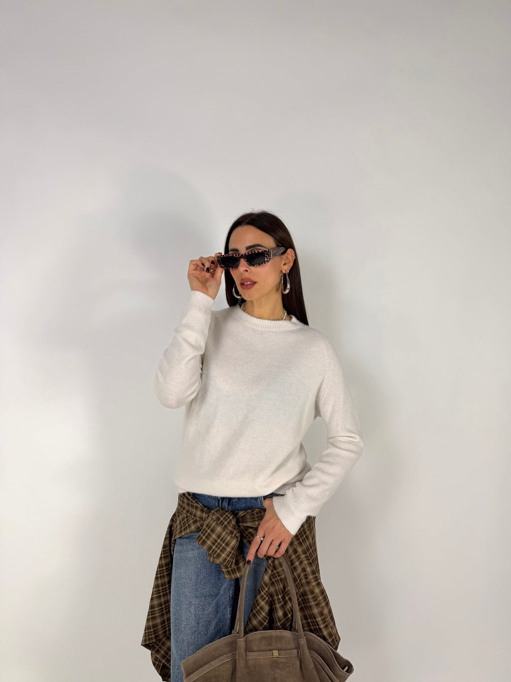 PULL DAILY KNIT BIANCO