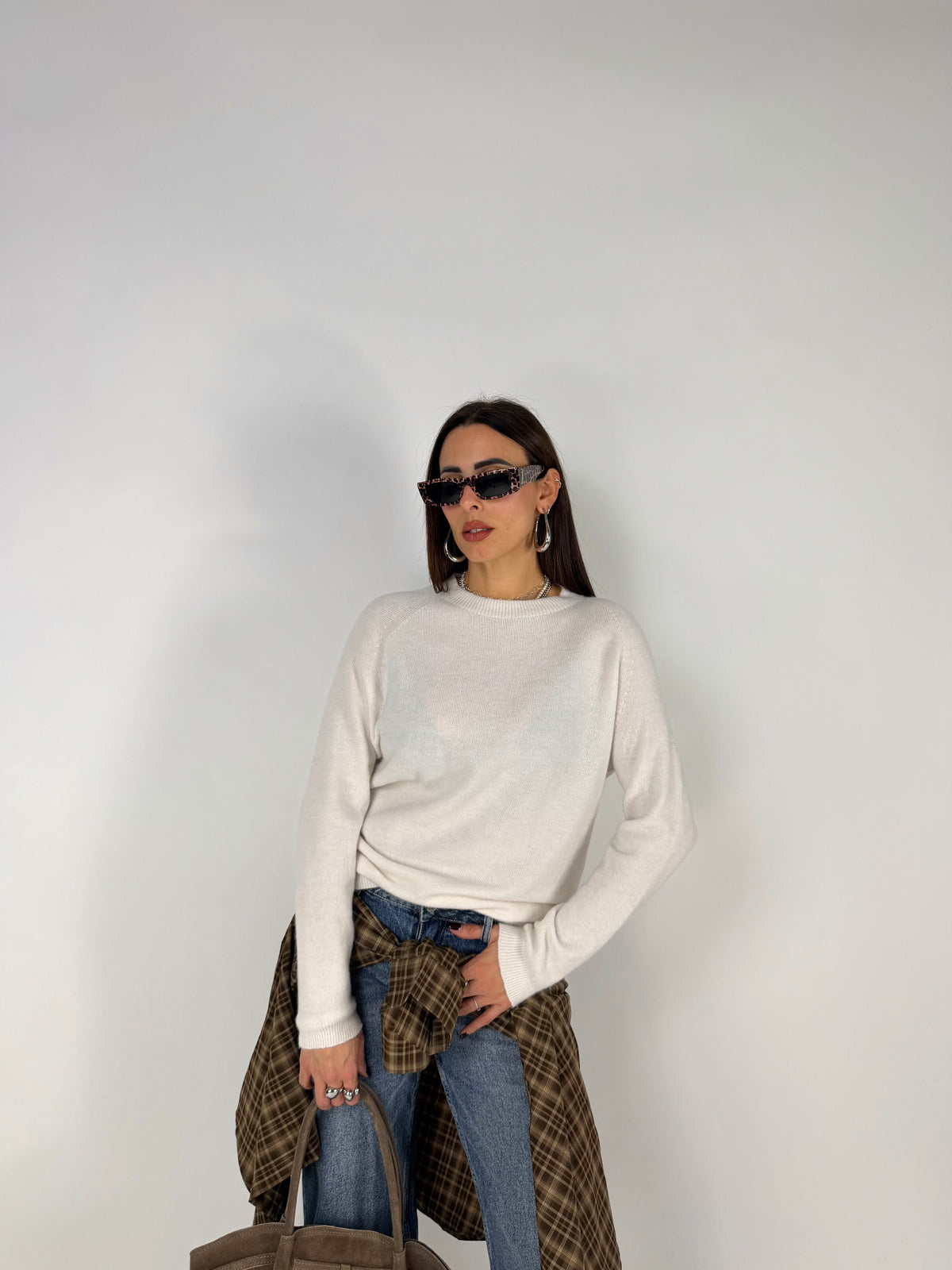 PULL DAILY KNIT BIANCO