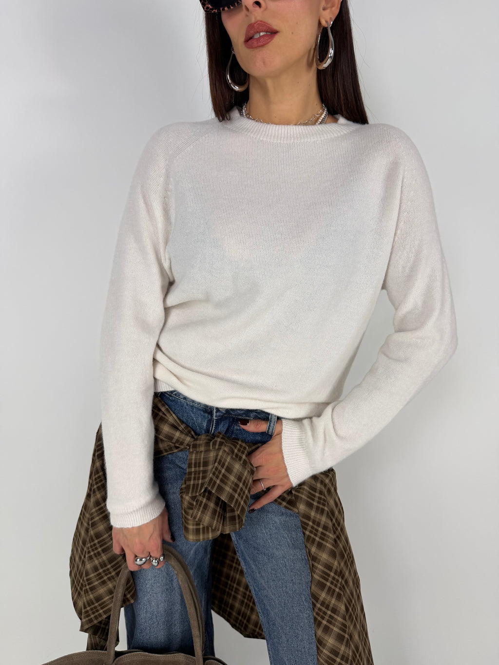 PULL DAILY KNIT BIANCO