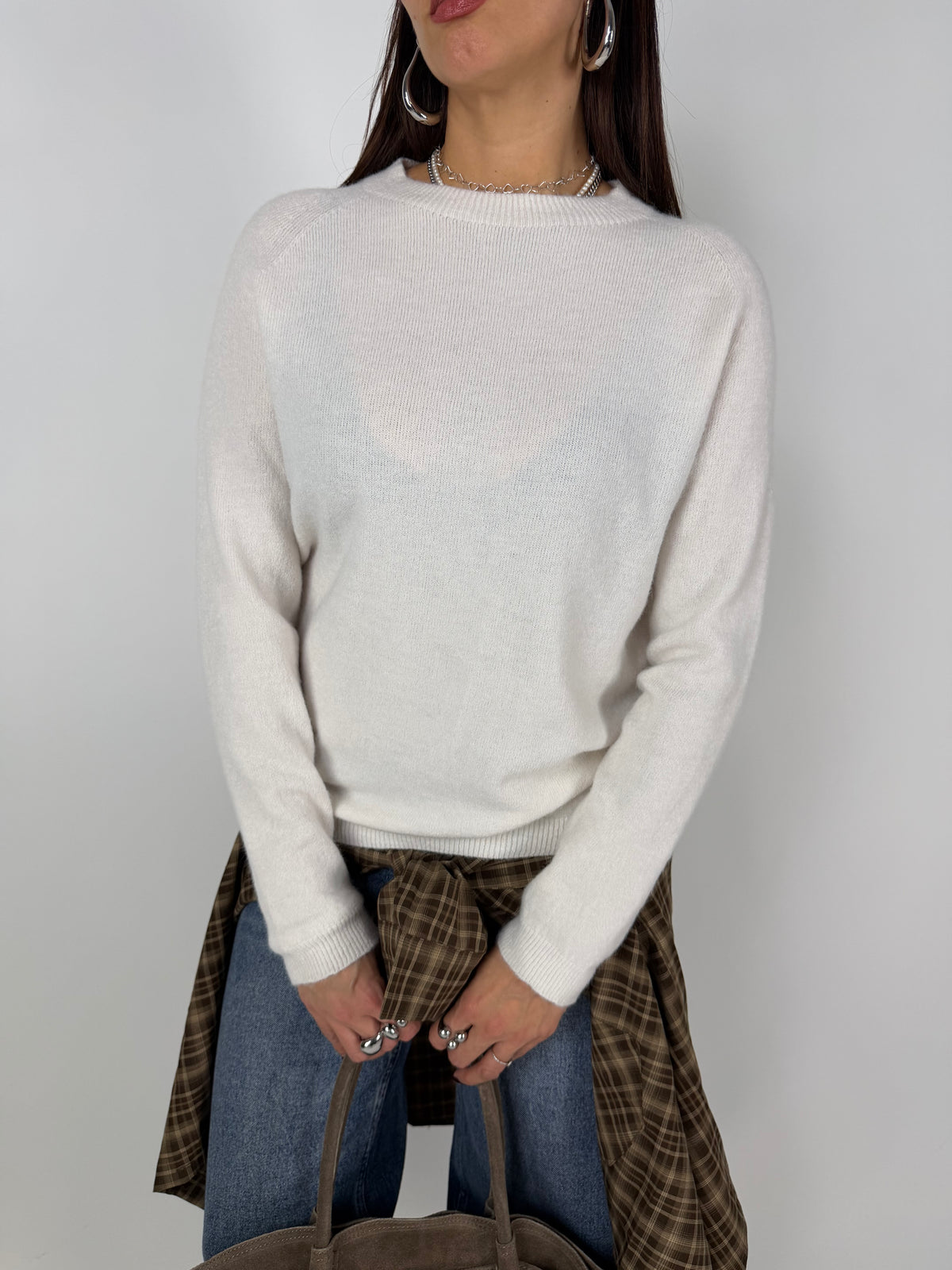 PULL DAILY KNIT BIANCO