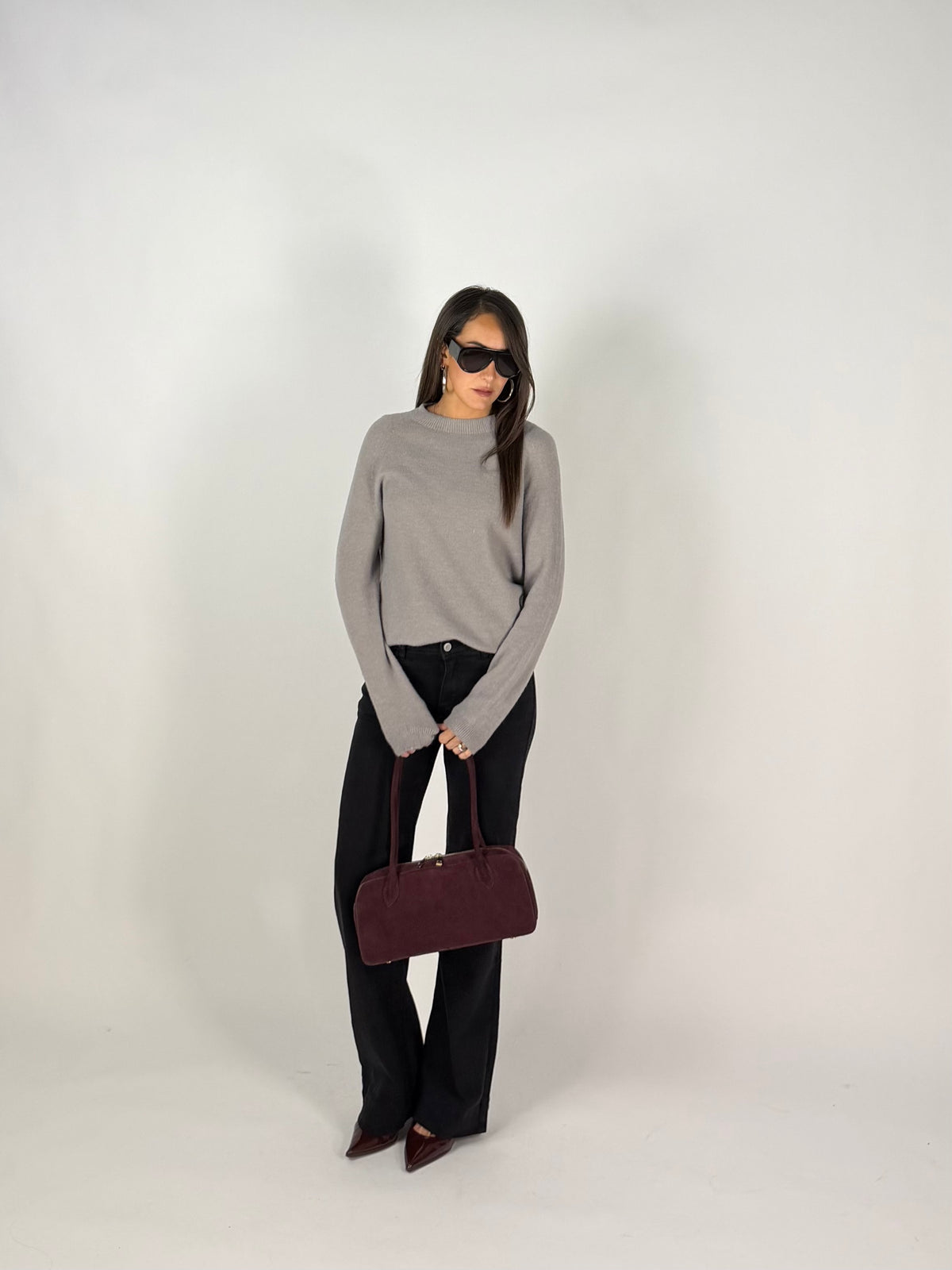 JEANS WIDE BLACK