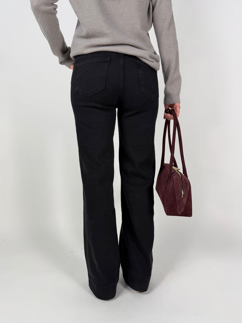 JEANS WIDE BLACK