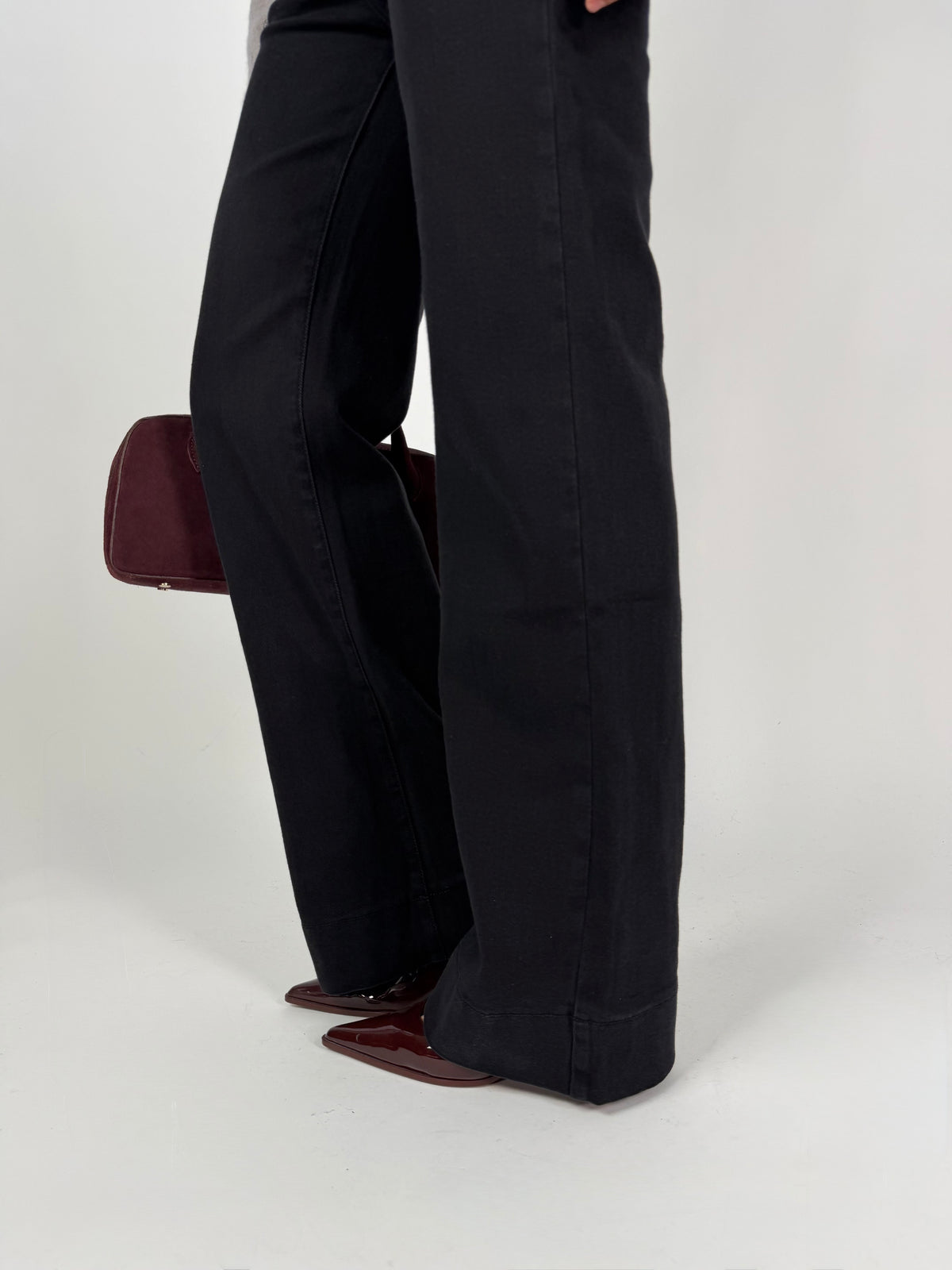 JEANS WIDE BLACK