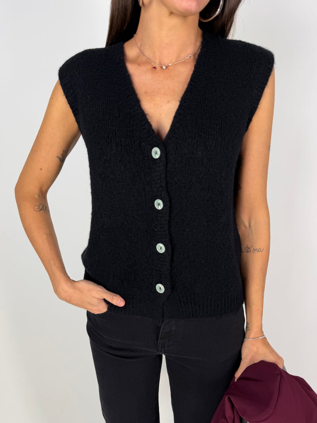 GILET SOFT LAYER NERO